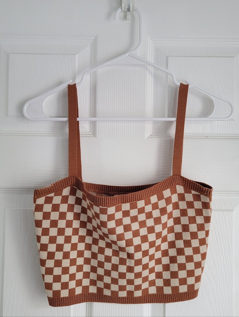 12th Tribe Checkered Crop Top